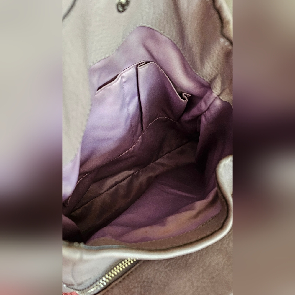 Coach Pebbled Leather Madison Phoebe In Taupe Preloved - Picture 10 of 16